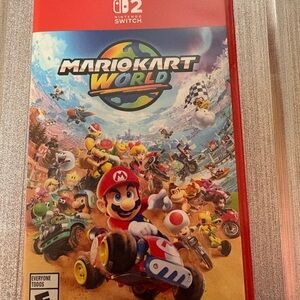 Nintendo Mario Kart World - Red Case with Full-Color Cover Art